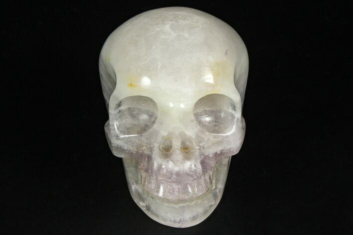 Realistic Purple/Green Banded Fluorite Skull #382133